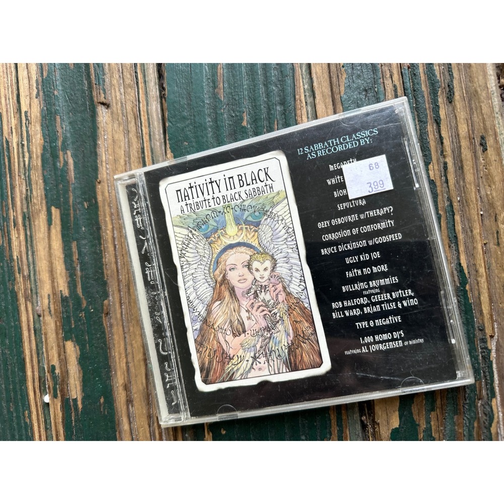 Nativity in Black A Tribute to Black Sabbath CD 1994 Megadeth Type O Negative